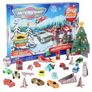 Micro Machines Advent Calendar 24 Day Set 2023 Micro Cars Truck Set New Toy Kids